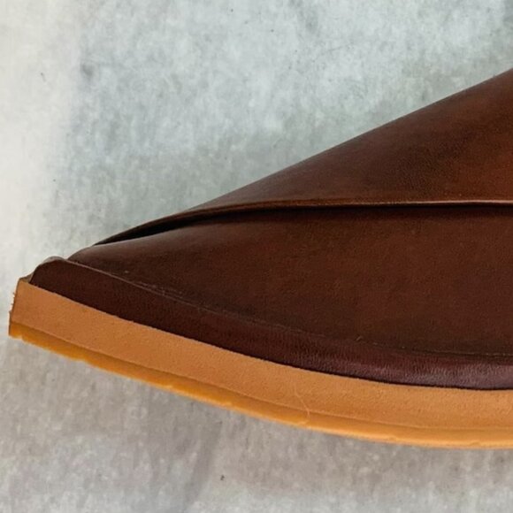 Dark Brown Leather Peshawari Chappal, Traditional Unique Style Comfortable - Picture 12 of 14
